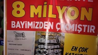 Kazı Kazan Mega Altın 8000 Bin Tl Çıktı Büyük Ikramiye