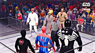 MARVEL vs STAR WARS: Spider-Family vs Jedi Masters - WWE 2K Tag Team Match screenshot 3