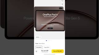 OnePlus Pad 48 GB RAM 256 GB ROM 13.2 inch withWi-Fi Only Snapdragon 8 Elite Gen 5 Tablet (DuneGlow)