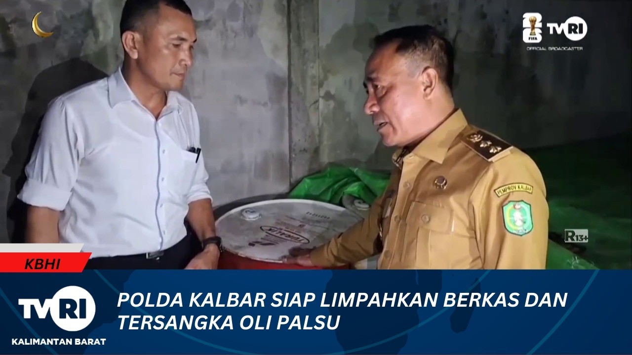 8 MARET 2026 POLDA KALBAR SIAP LIMPAHKAN BERKAS DAN TERSANGKA OLI PALSU