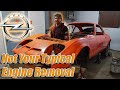 Removing the Engine from the Opel GT | That was harder then we thought!