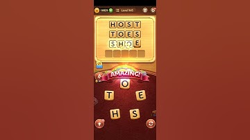 Word Connect Puzzle Level 945 Walkthrough [Bonus Words & Answers] #shorts