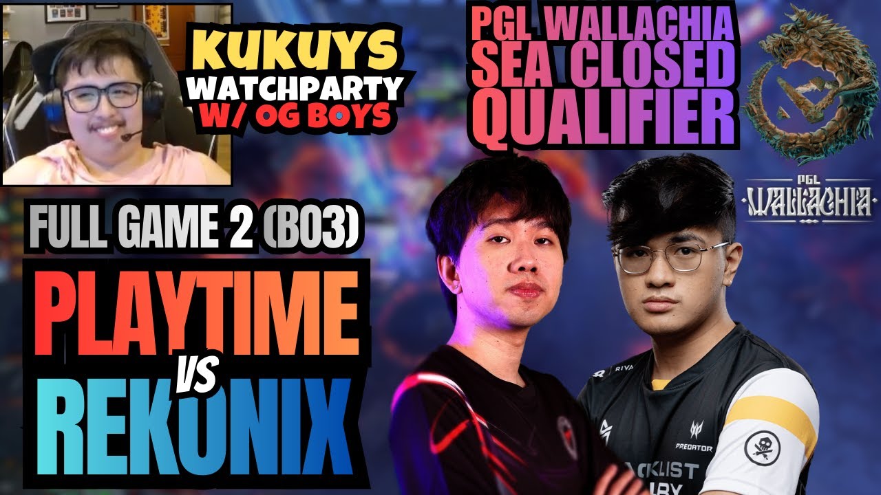 FULL GAME 2 | PLAYTIME vs REKONIX | KUKUYS WATCHPARTY | PGL Wallachia SEA Closed