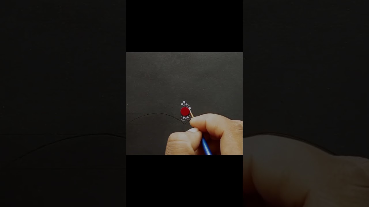 Simple Kolka || Kolka Design ||Chandan || Bindi Design....🖌️