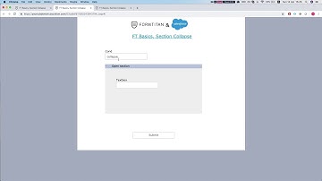 Getting Started: Collapsible Section