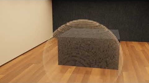 Prototype of auralization video of a volume rendering sound visualisation