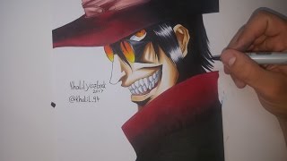 Drawing Alucard - Hellsing