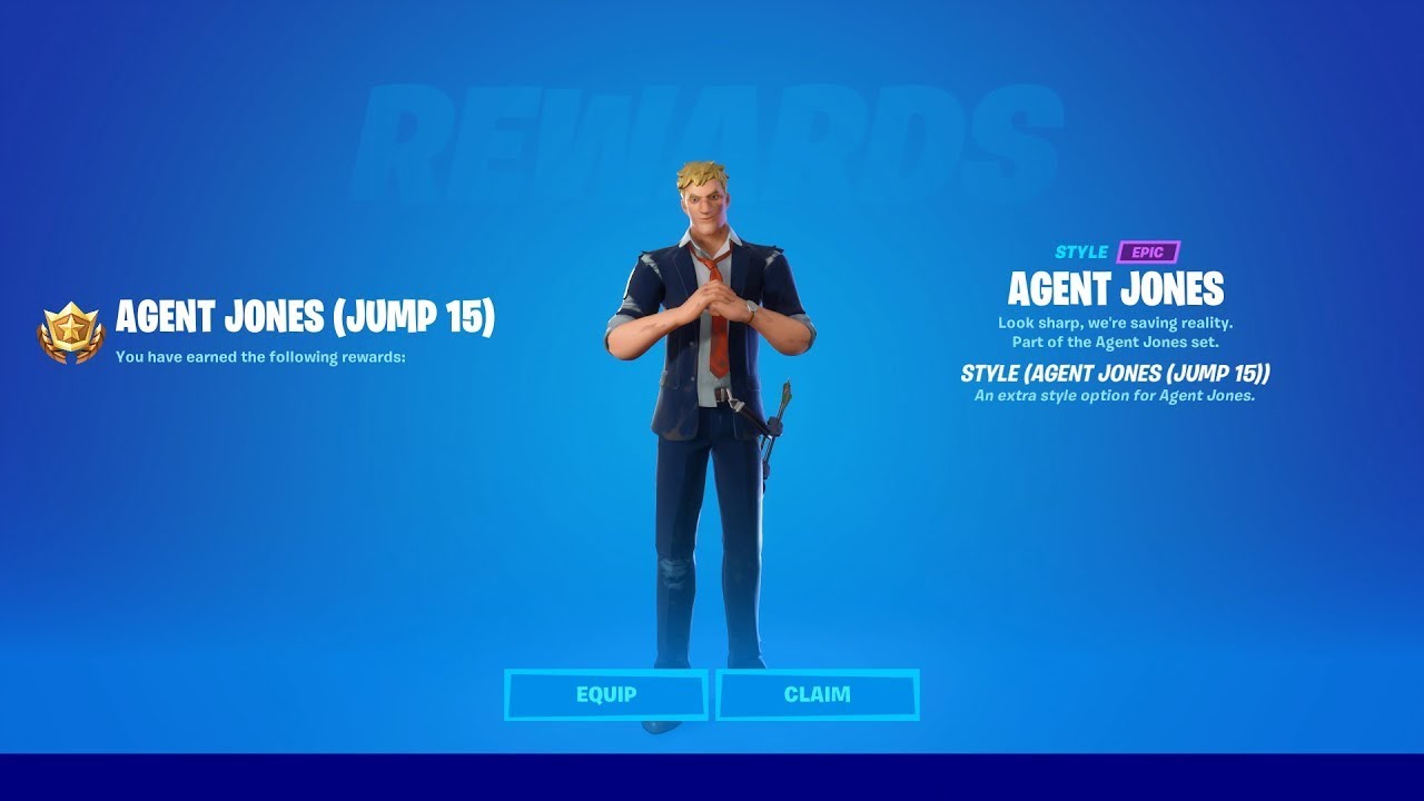 How to Unlock Agent Jones Jump 15 Edit Style in Fortnite! - Investigate an Anomaly Detected in Lazy