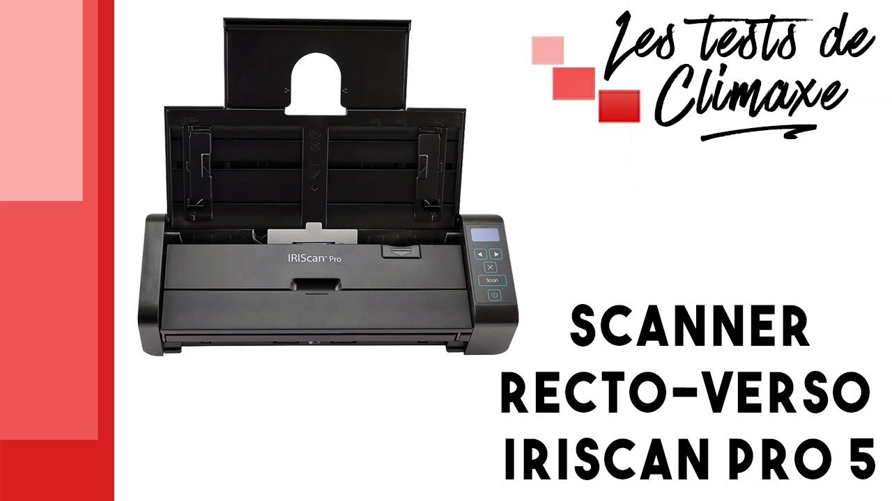 Test D Un Scanner De Bureau Iriscan Pro 5 Youtube