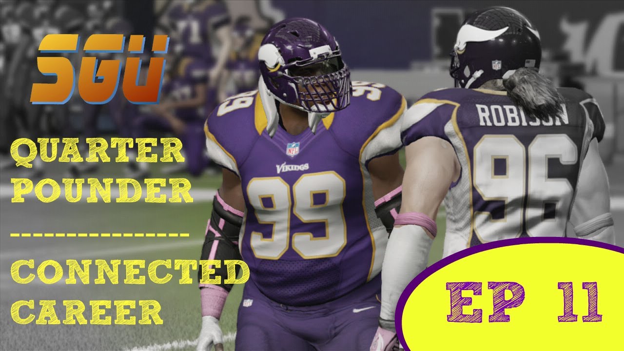 Madden 13 - Quarter Pounder Connected Careers Series - EP 11 vs Detroit