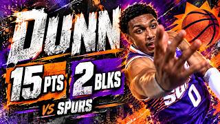 Details Ryan Dunn 15 pts 2 blks vs Spurs 2026 Preseason News