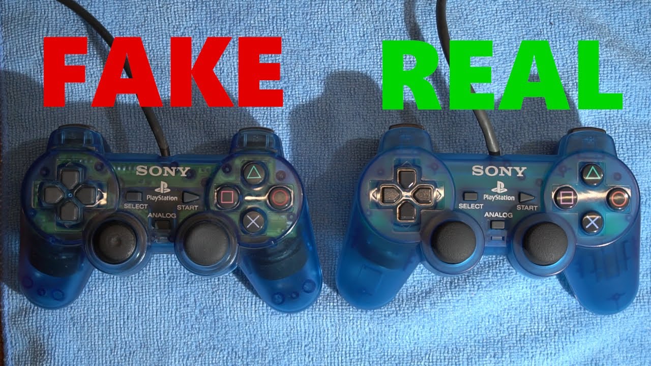 Original DualShock Controller Real Vs Fake