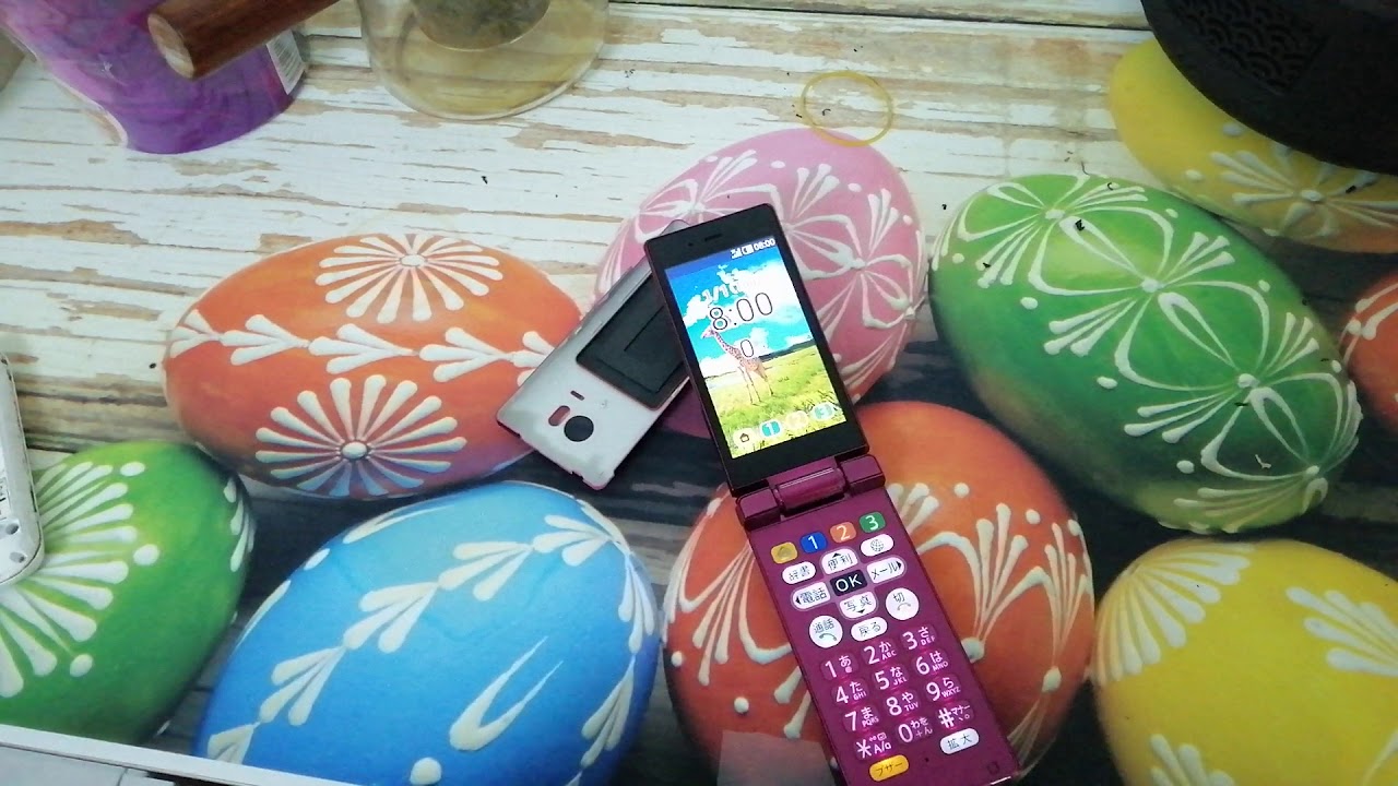 Hướng dẫn lắp sim và loại bỏ quay số trên Sharp 505SH