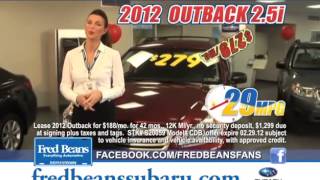 Fred Beans Subaru   29 Days To Save
