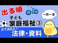 【保育士試験2026前期】子ども家庭福祉③ 出る順 聞き流し一問一答 次で決める！法律と資料！