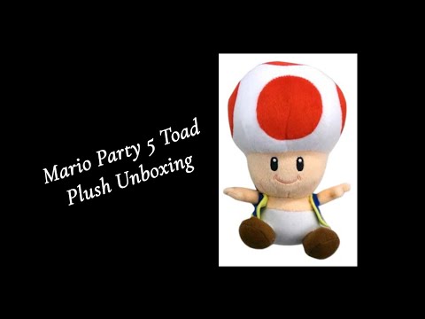 mario party 5 toad plush