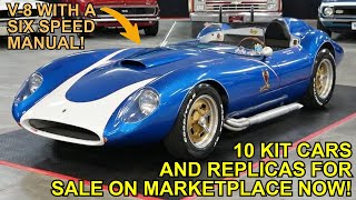 10 KIT CARS AND REPLICAS for Sale Online Now Across North America, Links to Ads in Video Description