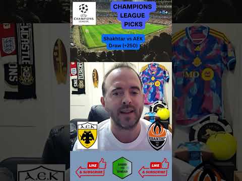 Video Shakhtar Donetsk vs AEK Athens Champions League Picks