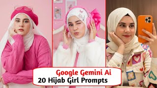 Top Trending 20 Gemini Ai Hijab Girl Prompt | Google Gemini ai Hijab Girl PhotoEditing Kaise Karen screenshot 5