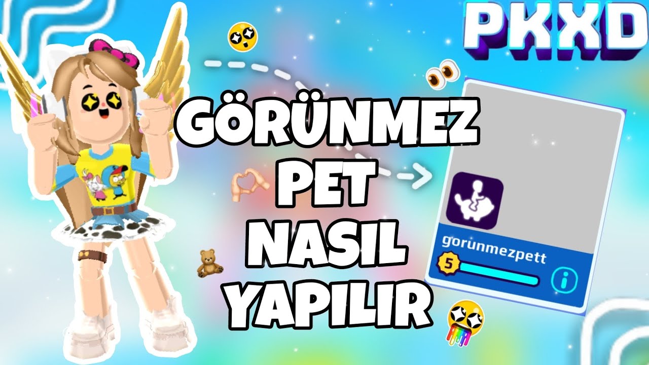 PKXD GÖRÜNMEZ PET NASIL YAPILIR??//DETAYLI ANLATİM TÜRKÇE AYSUXDD #Kesfet #pkxd #game