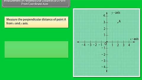 Perpendicular Distances