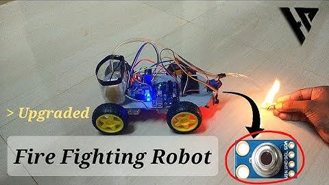 Fire Fighting Robot using Arduino by hobby project