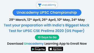 Unacademy UPSC Championship | Full Length Free Mock Tests for UPSC Prelims