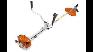 Бензокоса Stihl fs-450. Покос травы и кустарников на ЖД полотне .