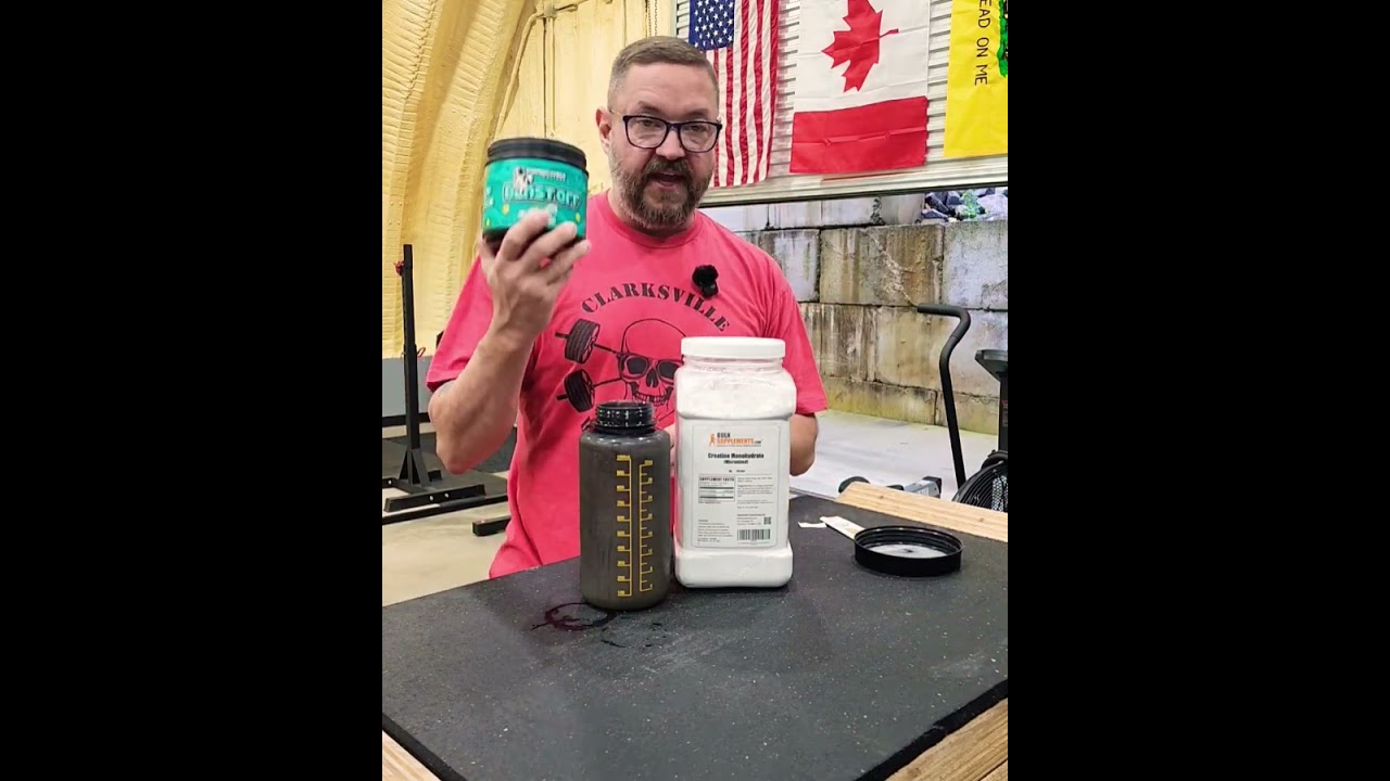 Preworkout, Hydration, and Creatine