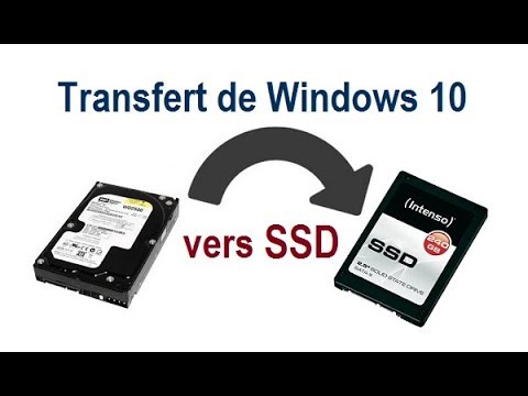 Comment transférer Windows 10 sur un autre disque dur SSD sans  réinstallation - YouTube
