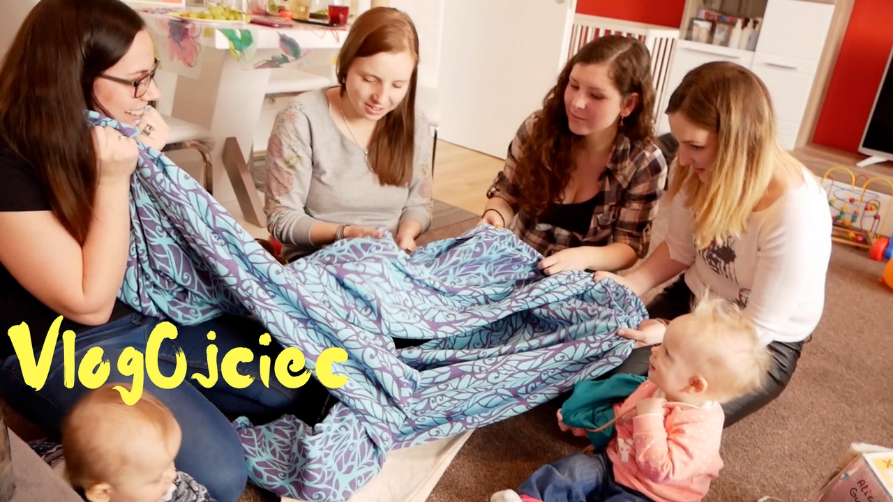 Dziewczyny robią STRIP - oglądamy chusty do noszenia dzieci, wiązanie chusty kangurek VLOG