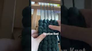 One of my fav. Knot for #weaving #fiberart #artist #handmade #knotting
