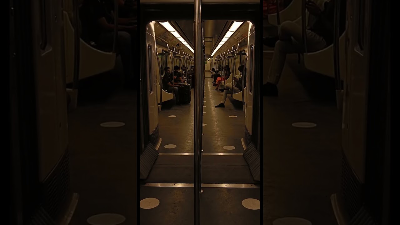 Delhi metro short vlog edit - Aesthetic delhi 