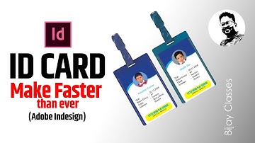 Adobe Indesign Tutorial - ID CARD MAKE FASTER THAN EVER