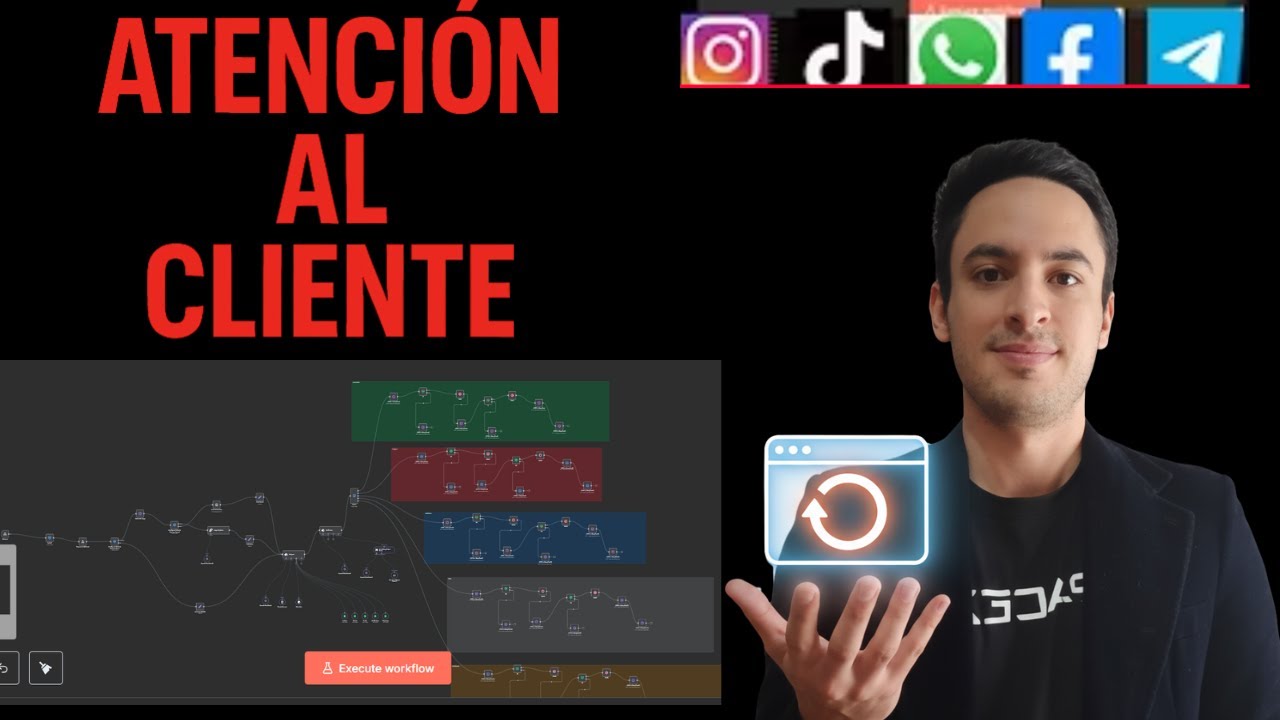 Chatbot IA Avanzado whatsapp , instagram , face y tiktok | Manychat y n8n