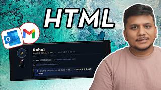 Create A Custom HTML Email Signature for FREE in 5 Min