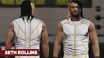 WWE 2K16 - Seth Rollins Entrance With Summerslam 2015 White Attire!!