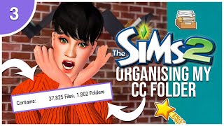 HAIR FOLDER COMPLETE??! | The Sims 2 Organising My CC Folder - Part 3