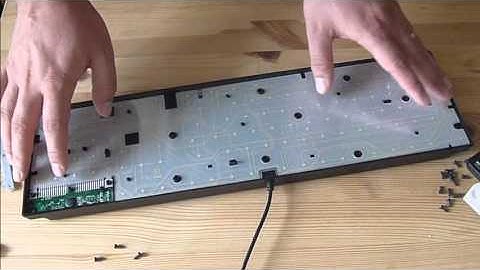 My Broken Dell Keyboard: How I fixed it. DP/N OT347F.  Disassembly Required.