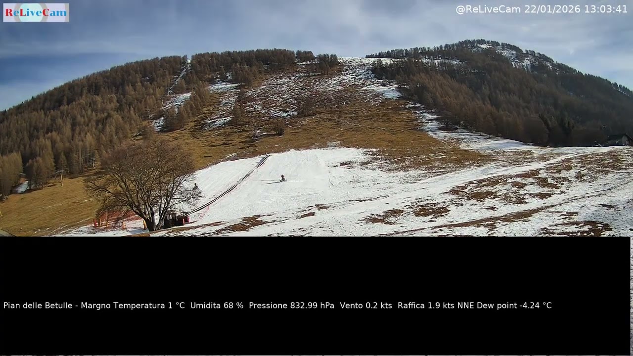 TimeLapse del 22/01/2026 a Margno(LC)Pian delle Betulle 