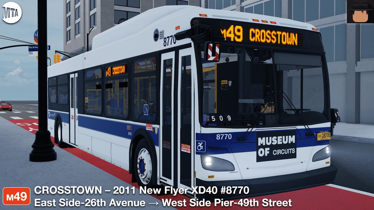 Project M13+ | 2011 New Flyer XD40 [8770] - M49 | East Side-26th