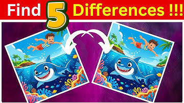 Find 5 differences between 2 pictures  |  find the difference | differences in pictures