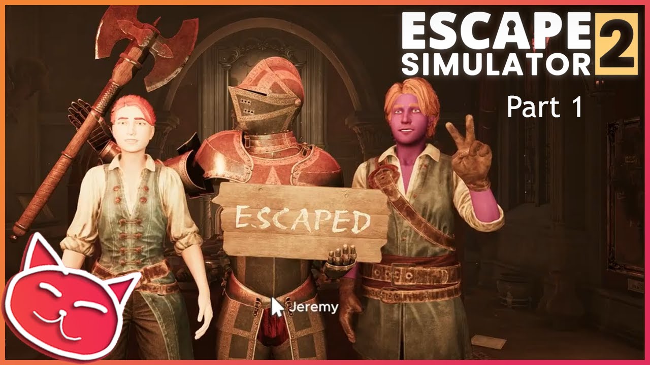 Chaos, Puzzles & Brain Cells Lost 🧩 | Escape Simulator 2 w/ Jeremy Part 1