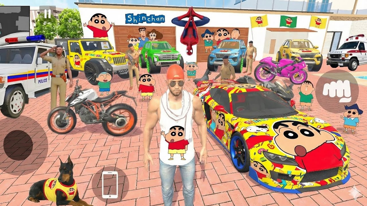 Jack purchase new car for shin-chan 😍 indian theft aura simulator 🤯 Franklin purchase new car 🚗