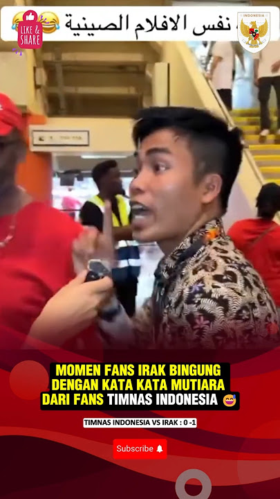 KATA KATA MUTIARA DARI FANS GARUDA UNTUK WASIT LAGA IRAK VS TIMNAS INDONESIA 😅 #beritatimnas