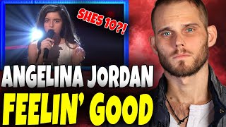 Angelina Jordan - “Feelin’ Good” (10 Years Old?) This Gave Me Chills (First Reaction)