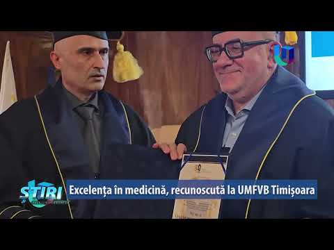 Excelența în medicină, recumoscută la UMFVB Timișoara