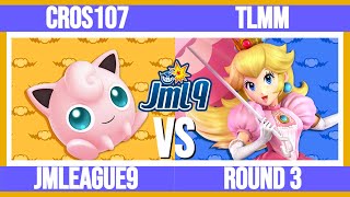 Cros107 Jigglypuff Vs Tlmm Peach Dark Pit - Jmleague9 Round 3