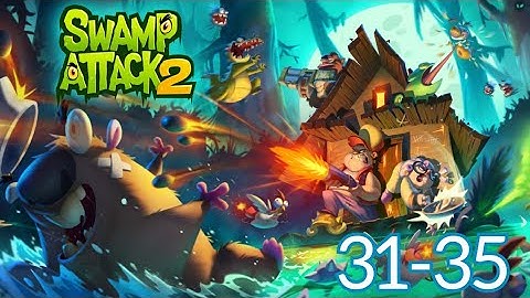 Swamp Attack 2 Gameplay Walkthrough Level 31-35 (IOS.Android) #gamingvideos