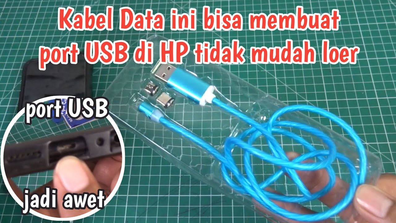 Kabel charger ini bisa membuat port USB di HP kita jadi awet
